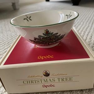 Spode Christmas Tree Nut Bowl in box